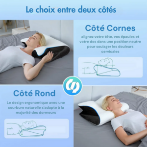 oreiller-cervicales-mémoire-forme-clelyo